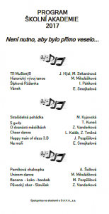 Program ŠA 2017 ZSR